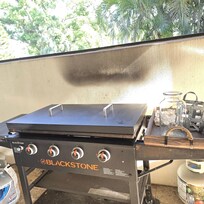 Grill area by the pool