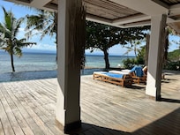 Ocean view from covered patio
