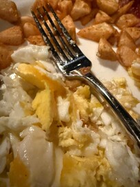 Ordered eggs over medium but hot this