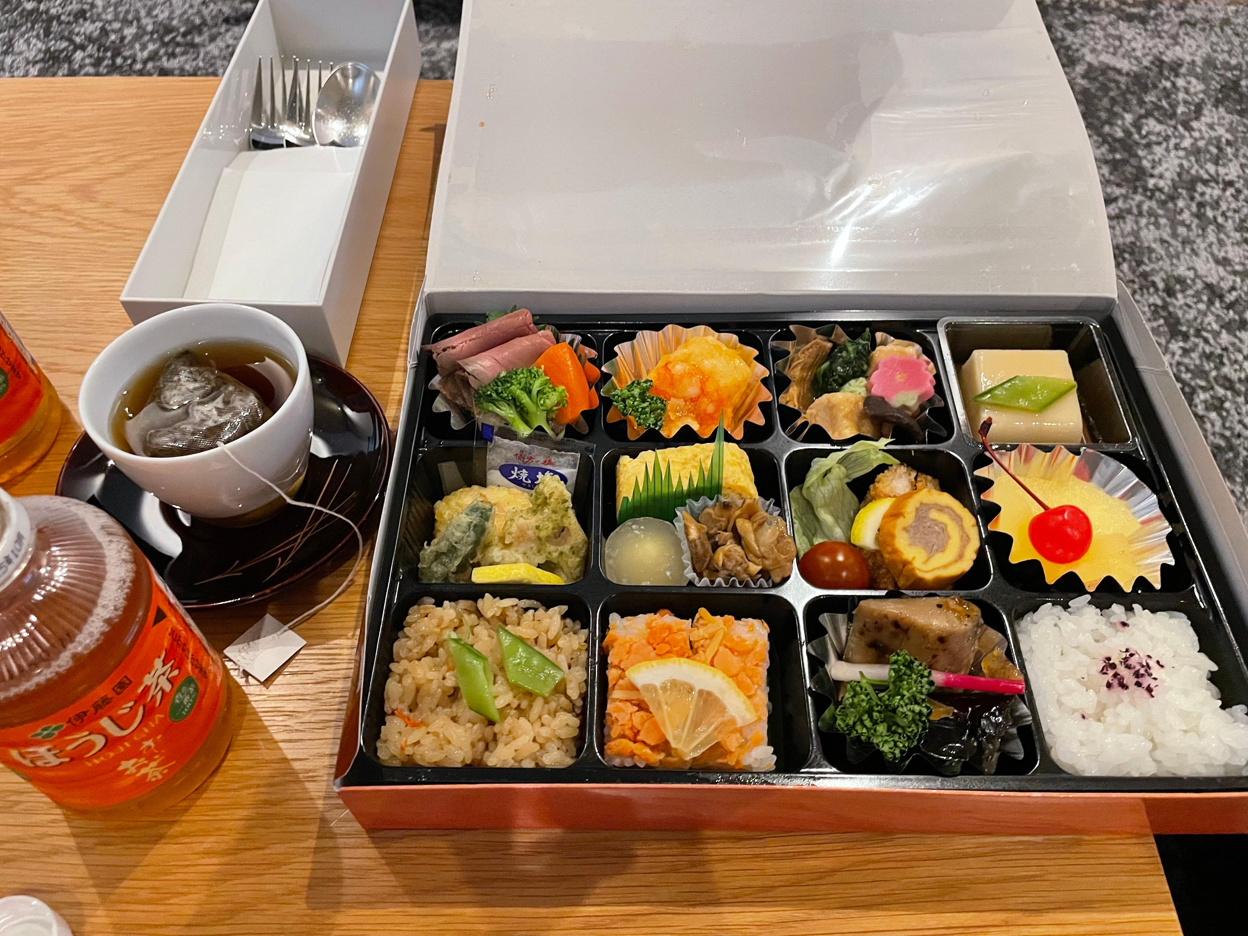 Included breakfast.  Hand delivered!