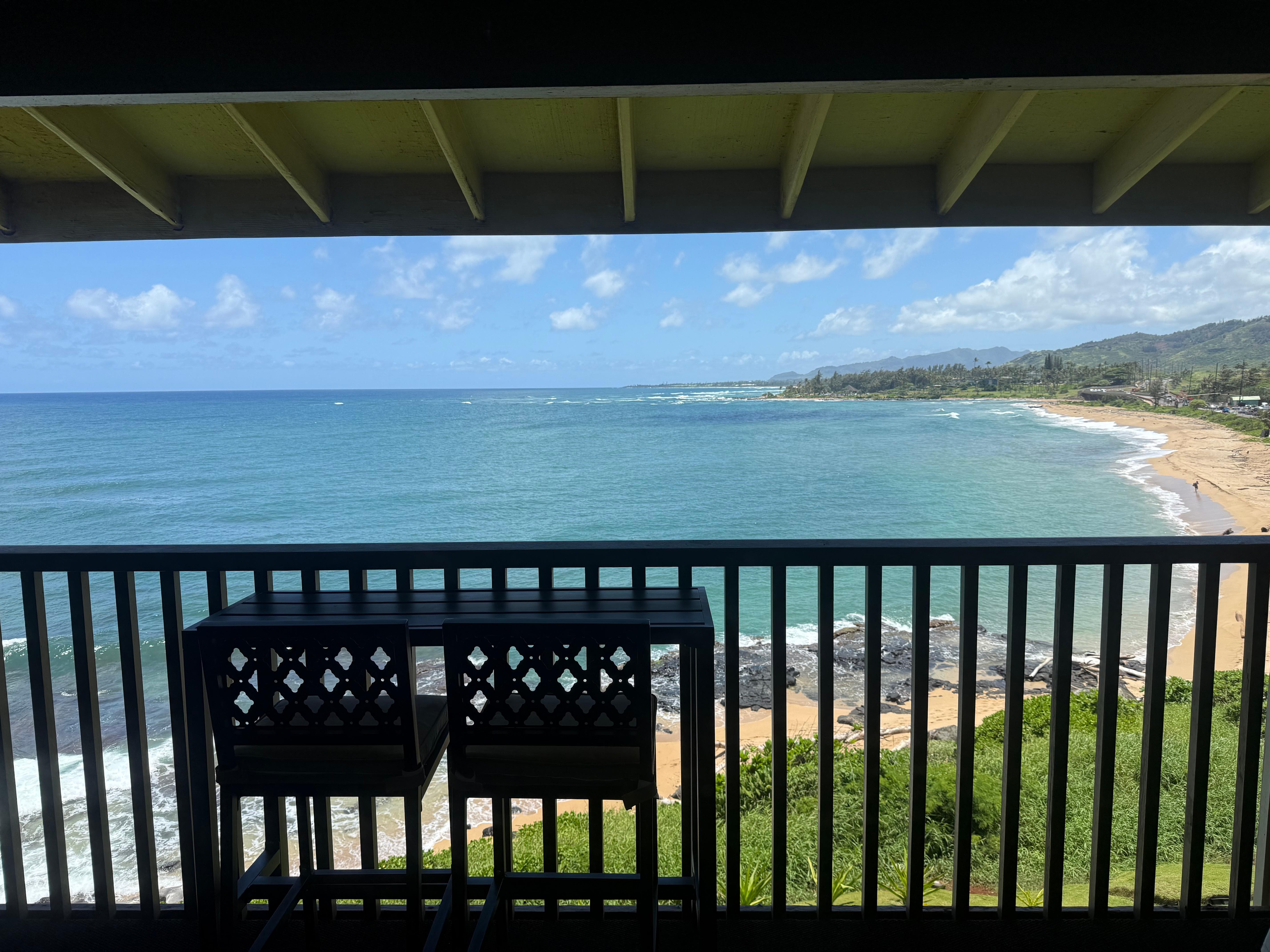 View from the lanai
