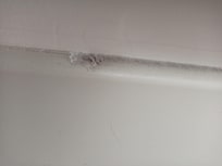 Heavily dusty edging