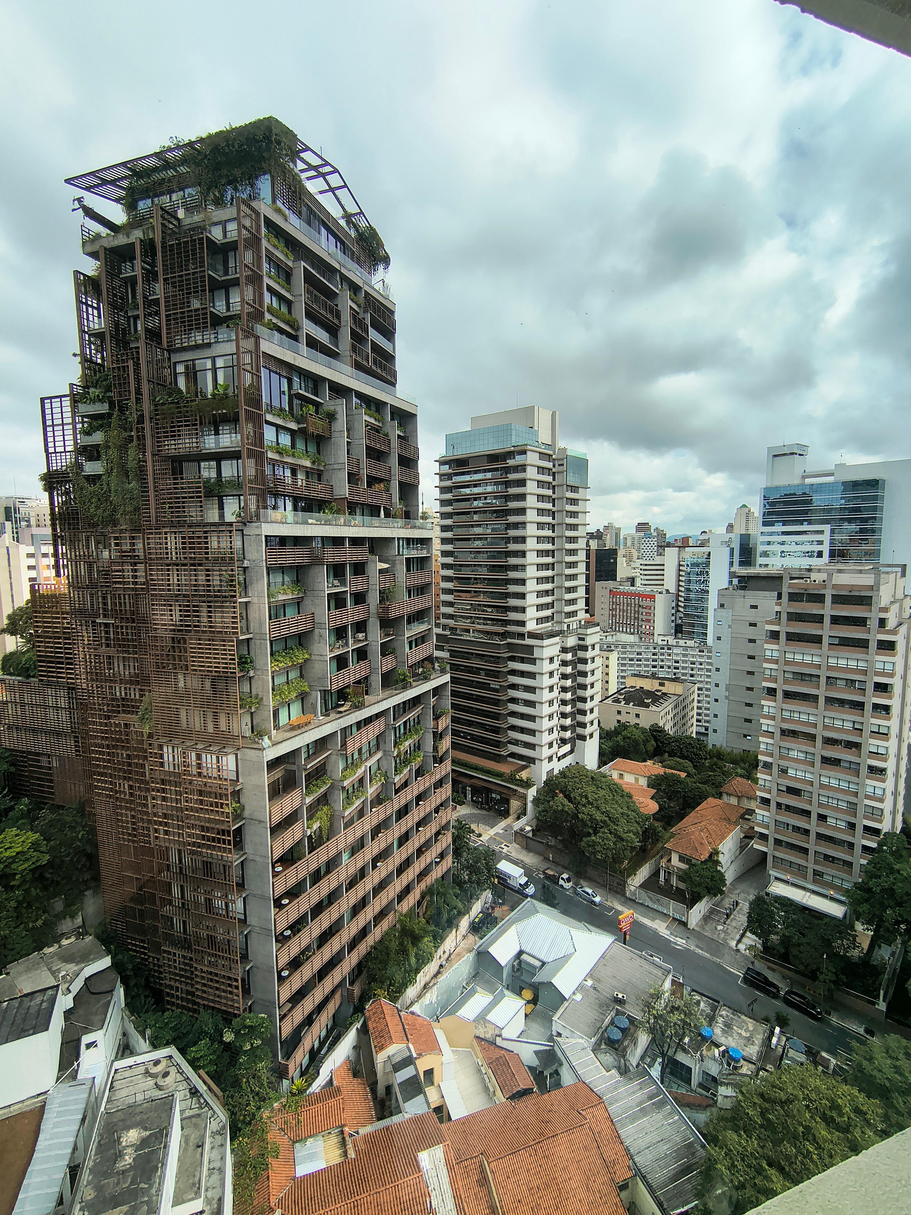 Vista do meu quarto. 