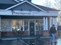 Porterhouse Deli. Wonderful soup and sandwiches.