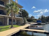 View from the dock. Unit 1 is on the right.