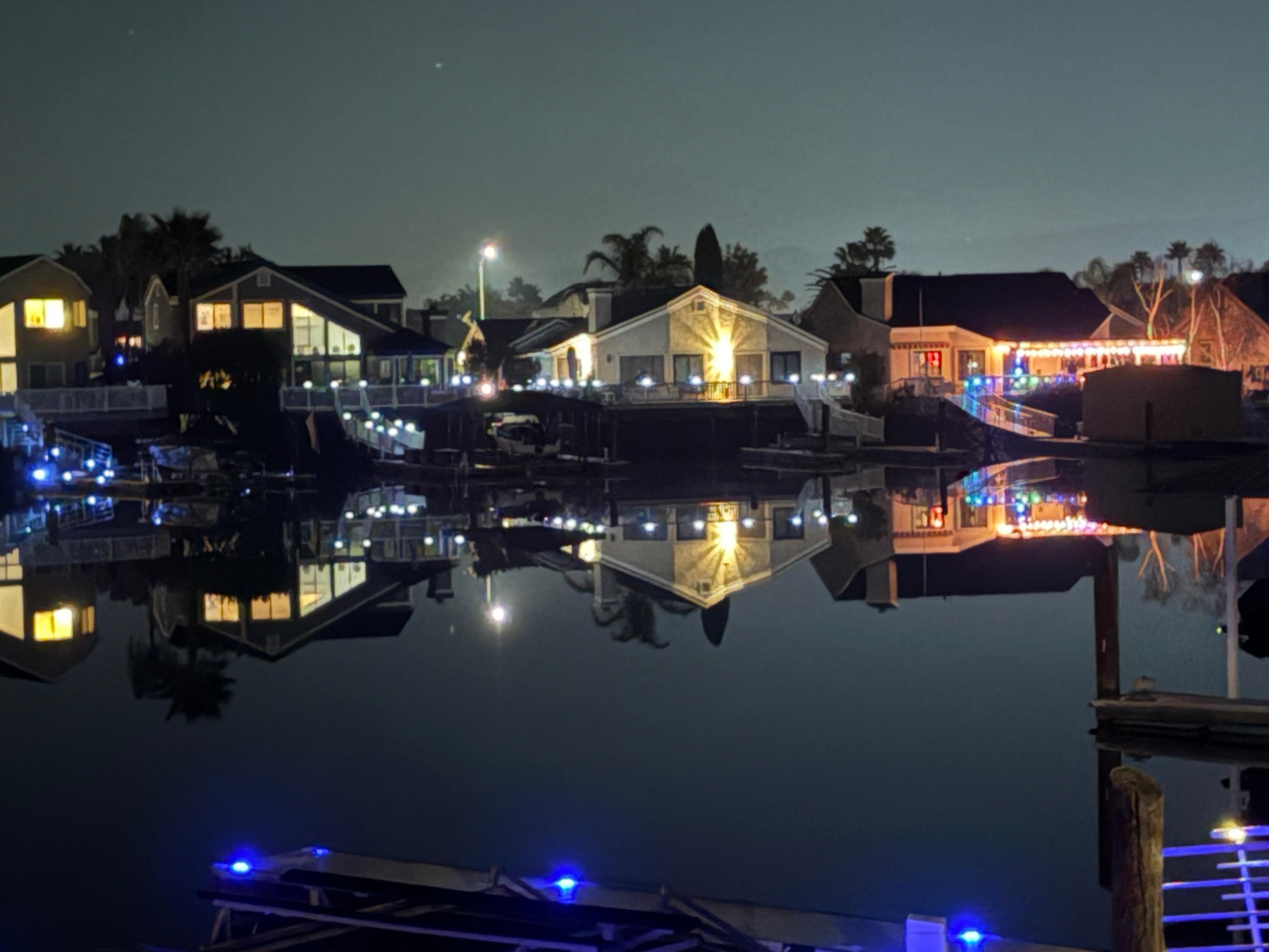 Beautiful at night and so quiet