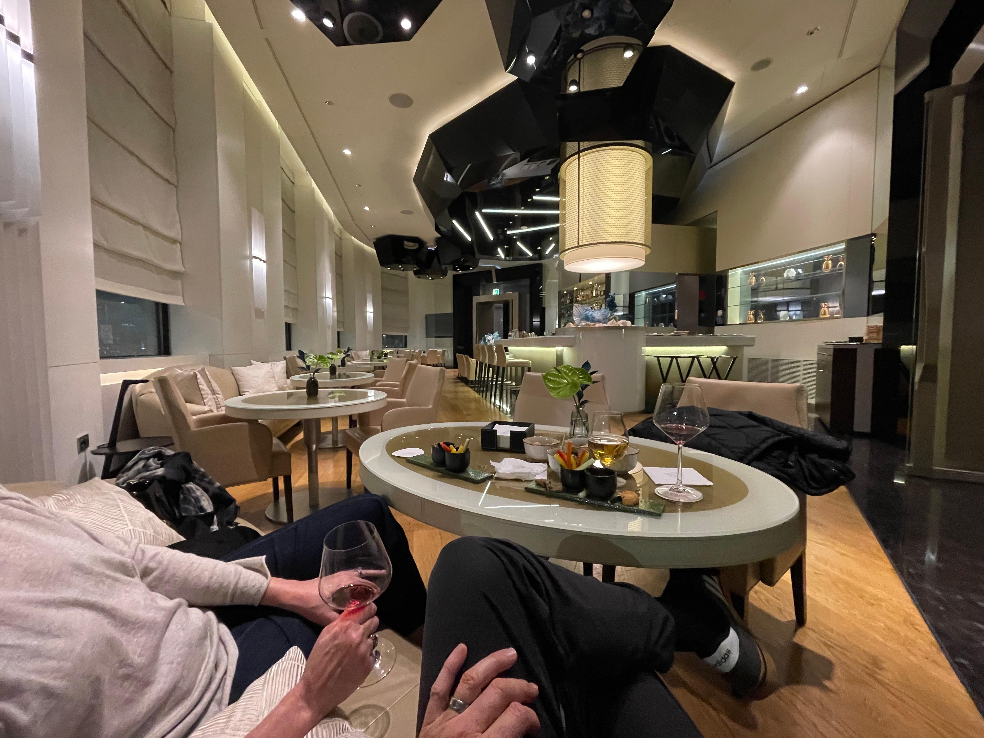 Main bar downstairs. Great menu and drinks.  All full service of course.  Day or night.   Great place to chill or have a meeting. 