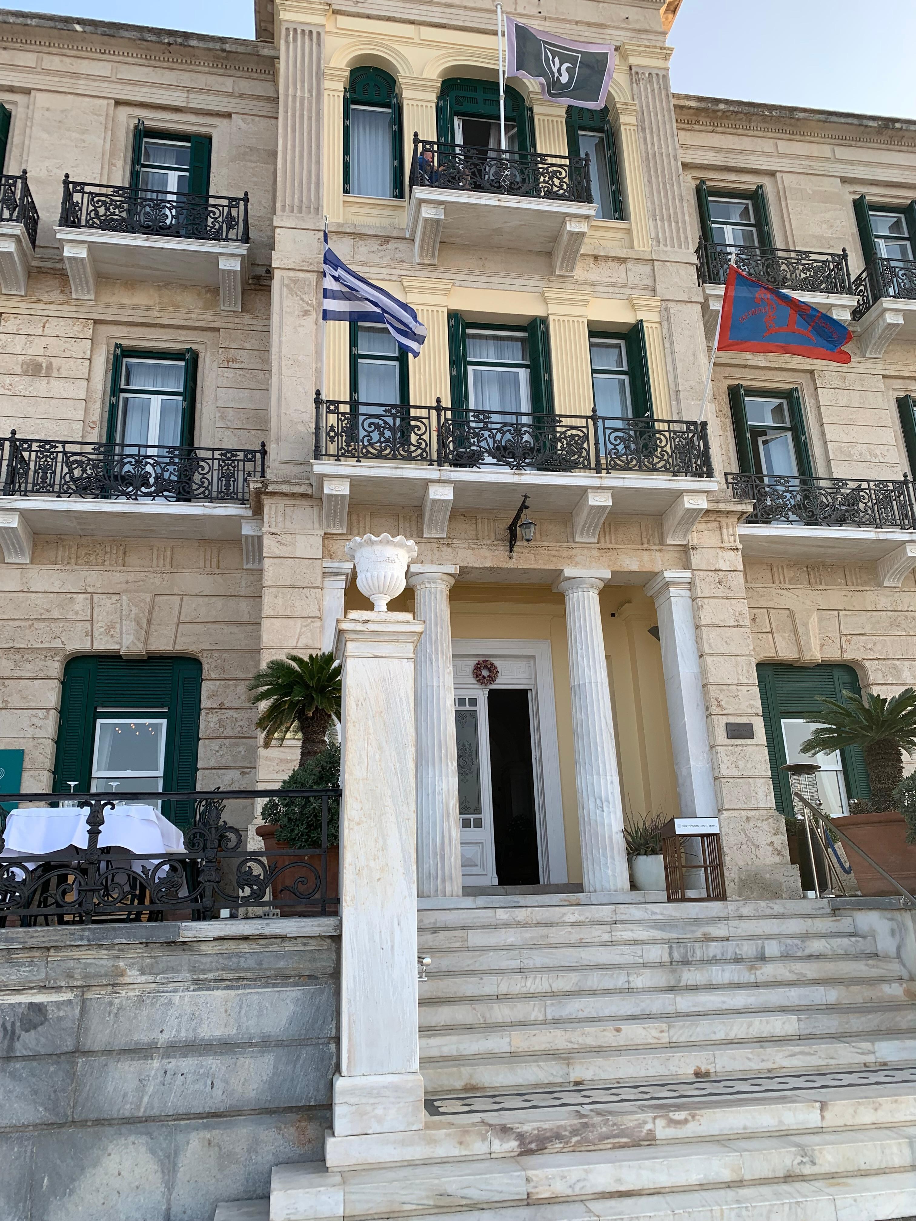 Hotel entrance 