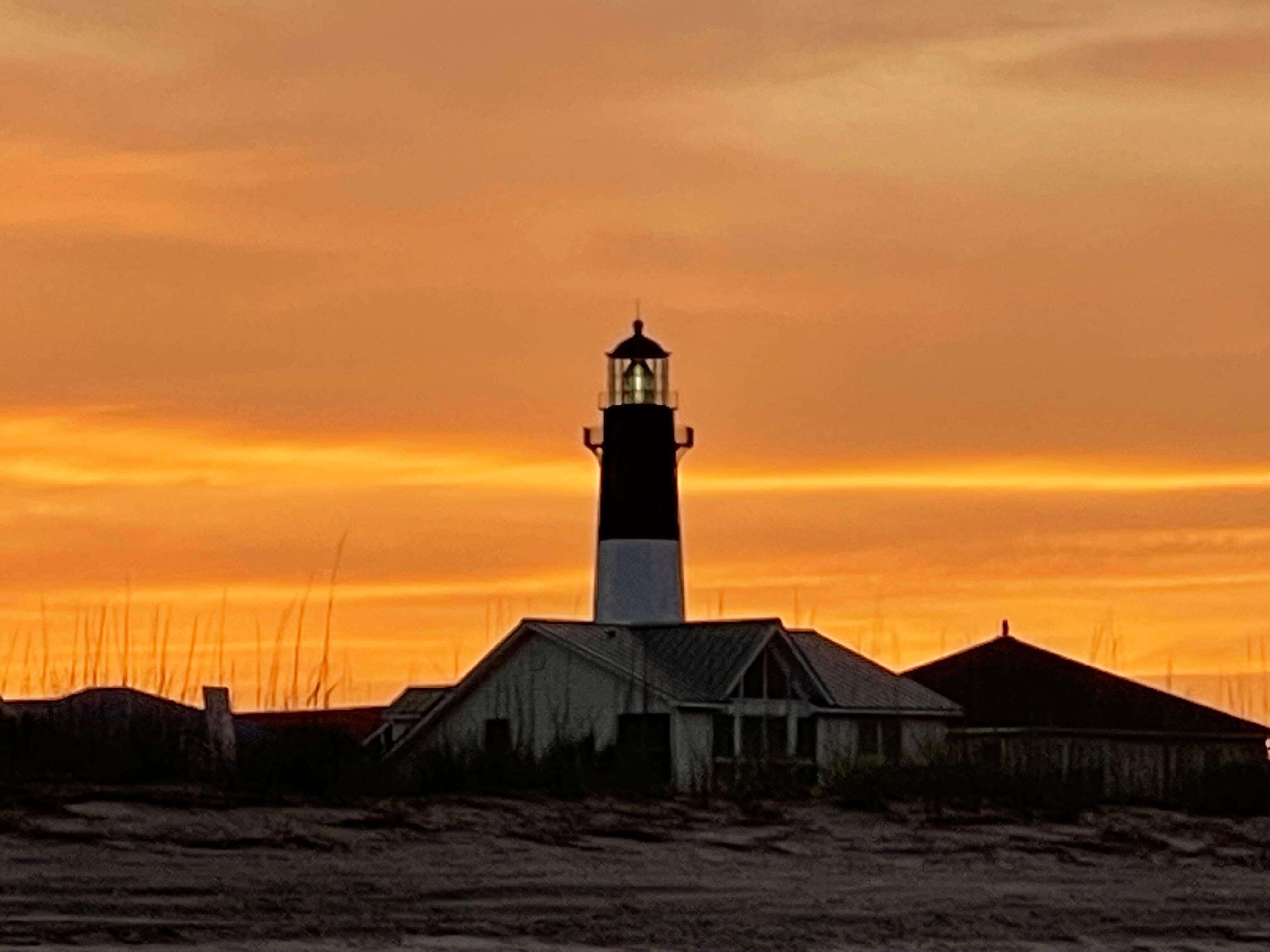 Lighthouse at sunset