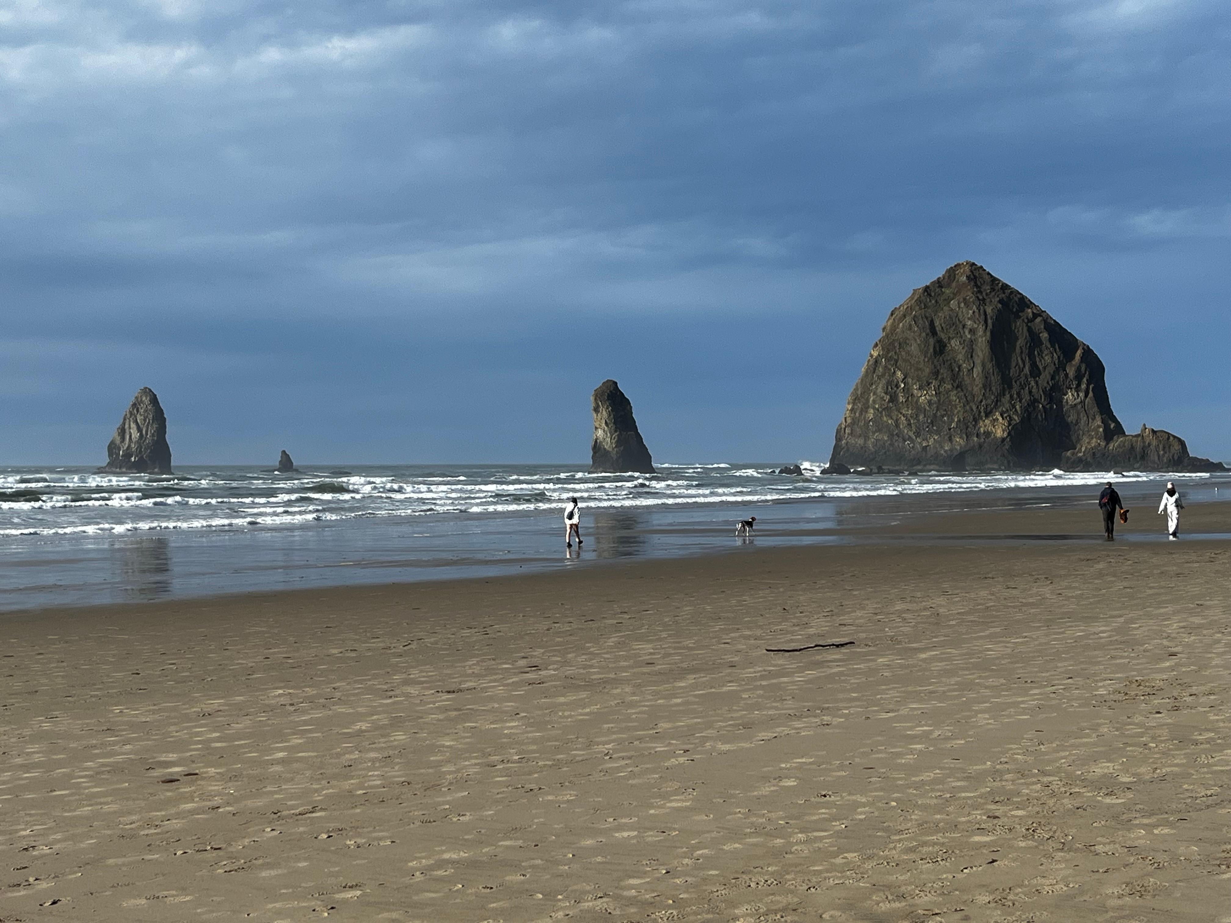 Haystack Rock and the Needles