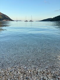 The beach at Mikros Gialos