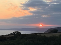 Sunrise from the dining room.
