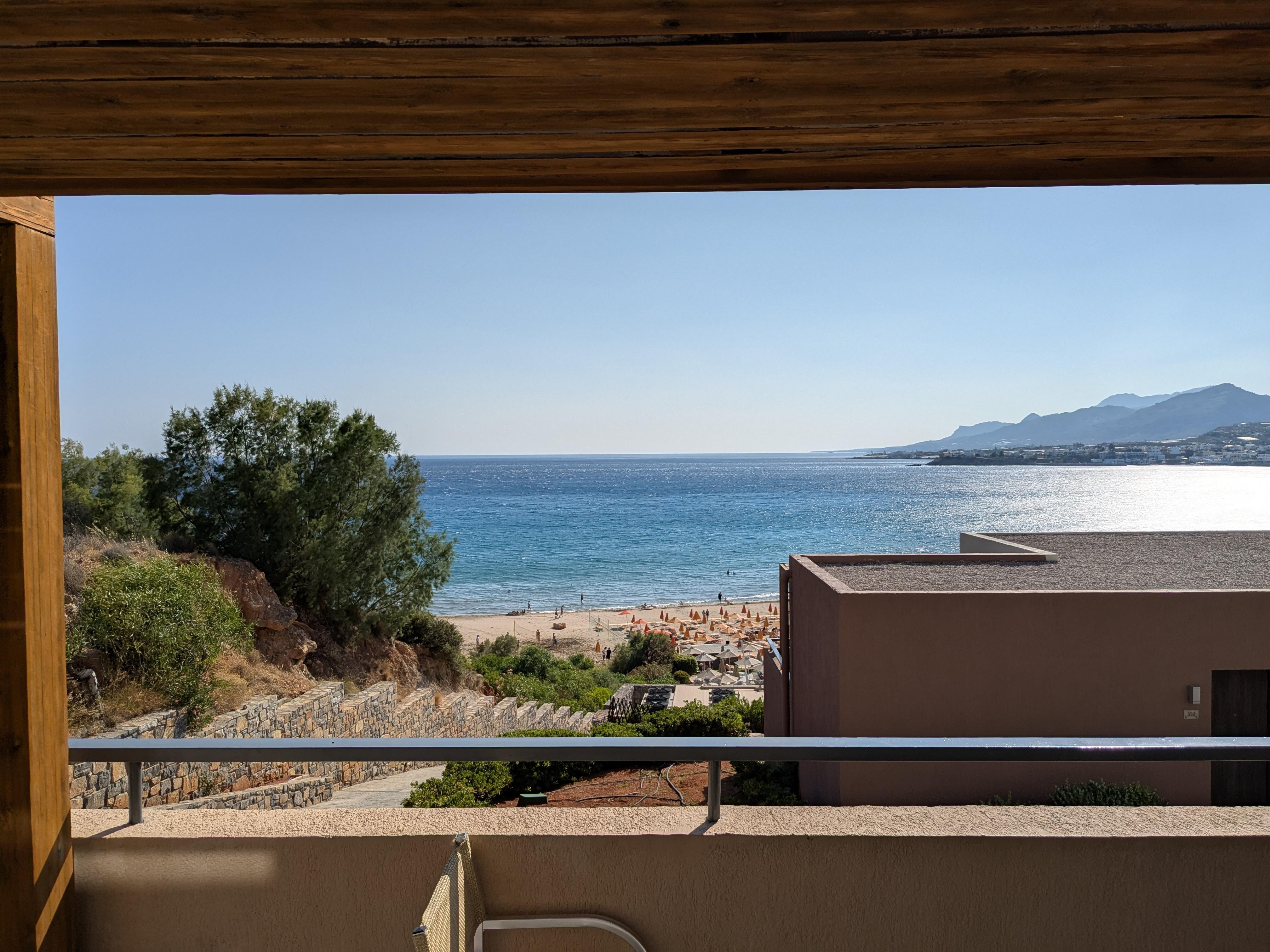 Ausblick vom Balkon