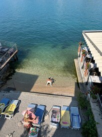 Strand vom Balkon