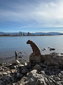 Right out the front door!