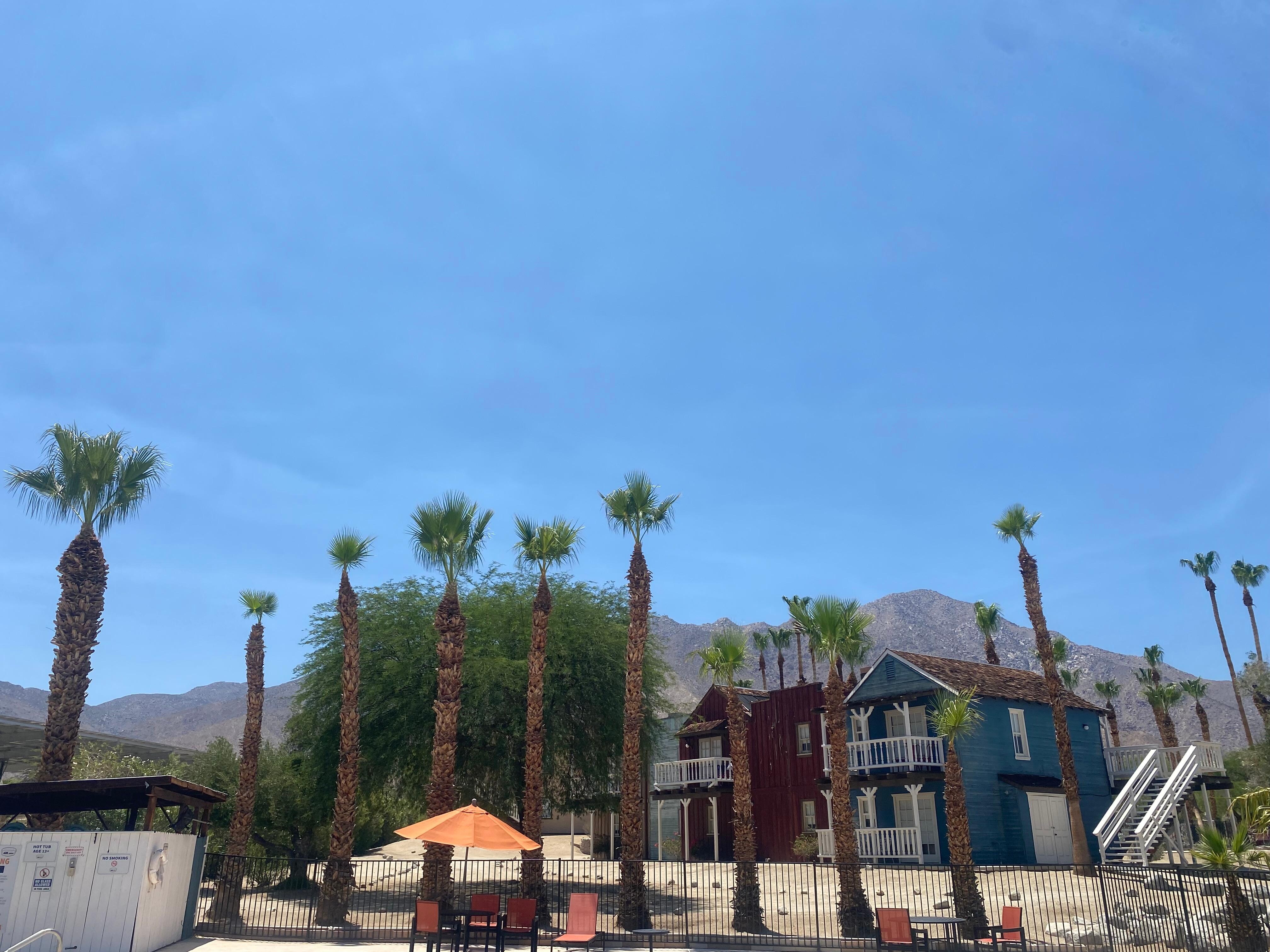 View from pool