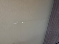 Damaged wall.