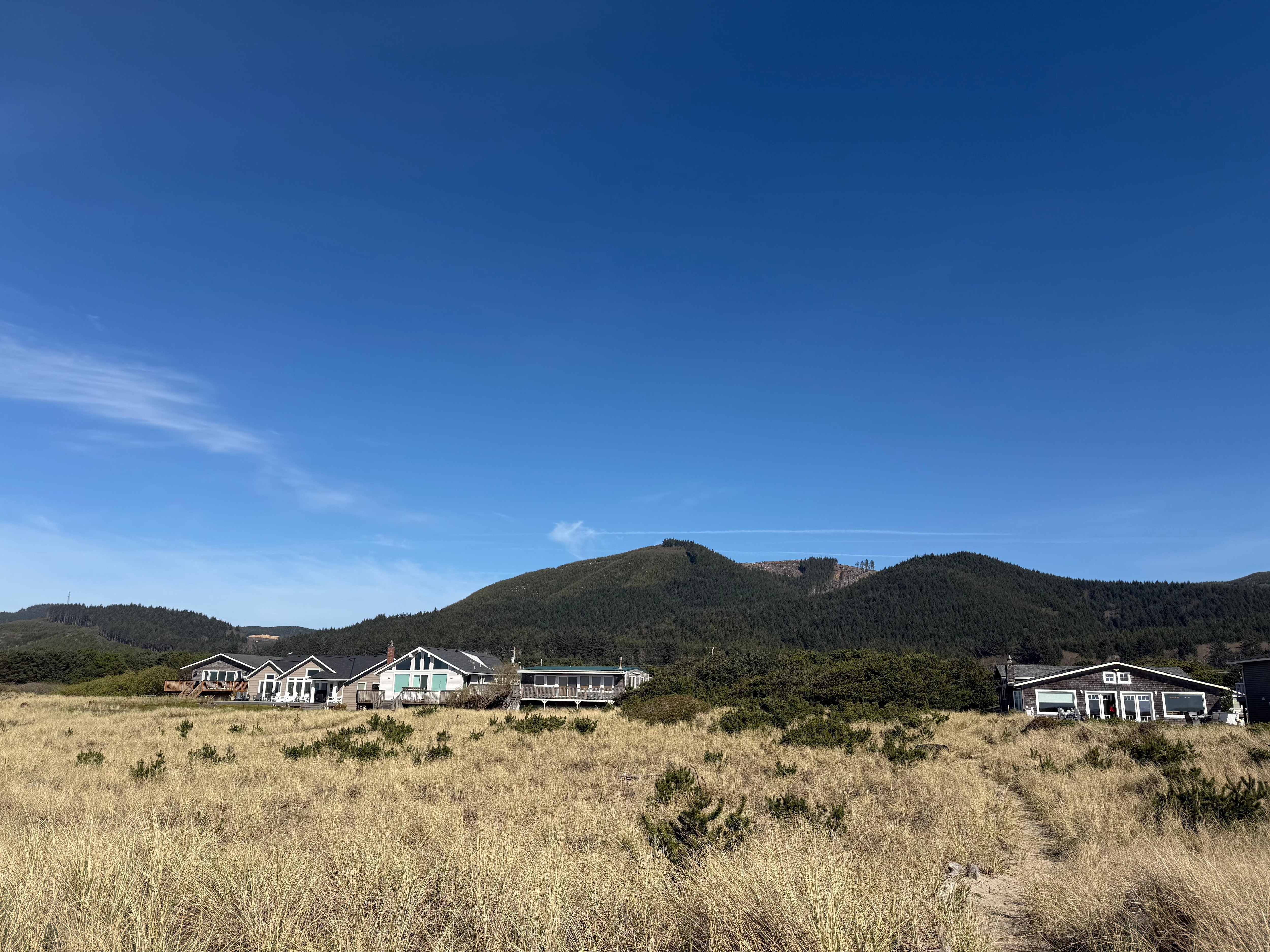 Another view from the beach path back to the house - so private! 