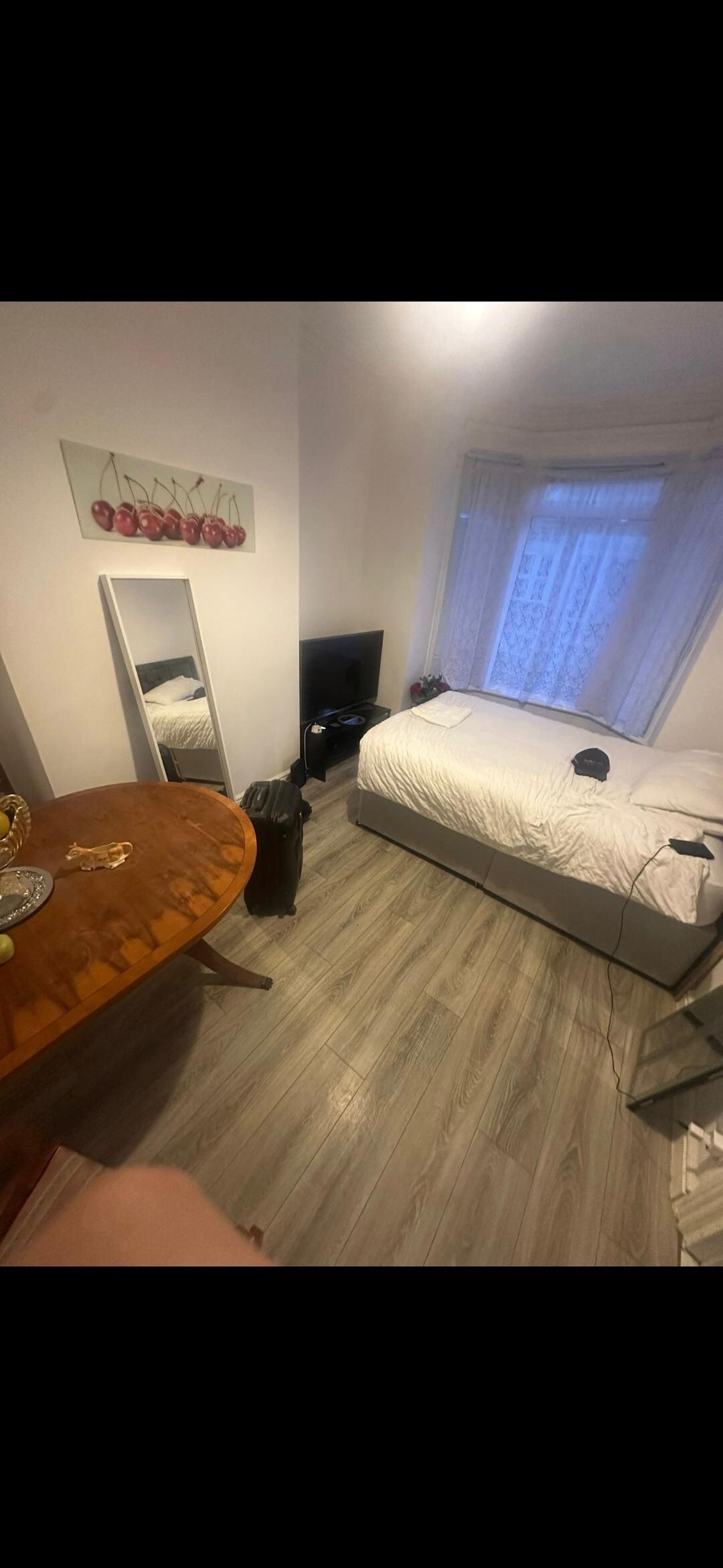This room appeared to double up as a everything room incl luggage storage