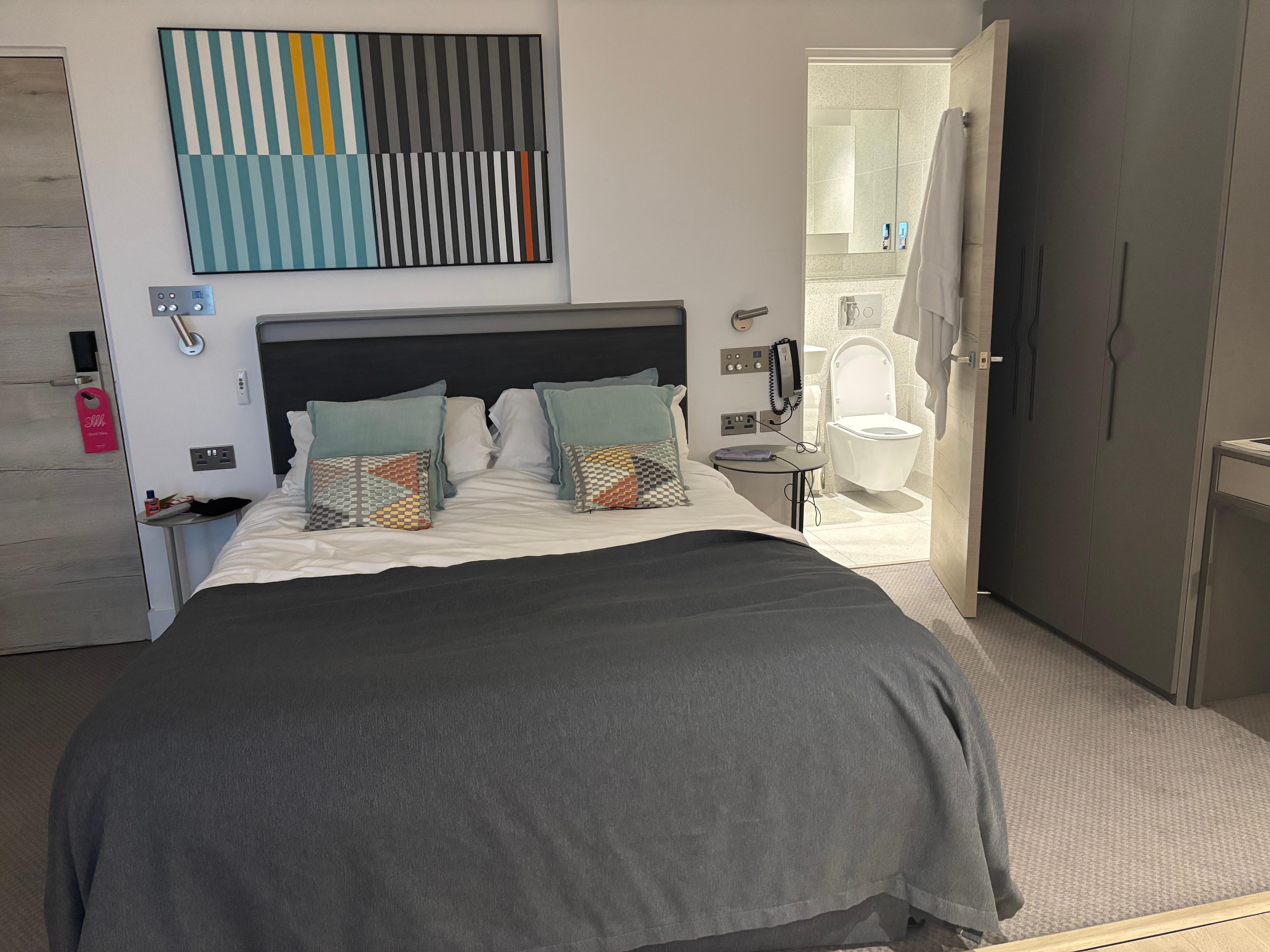 Bedroom and bathroom 