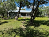 The back of the house from the deck