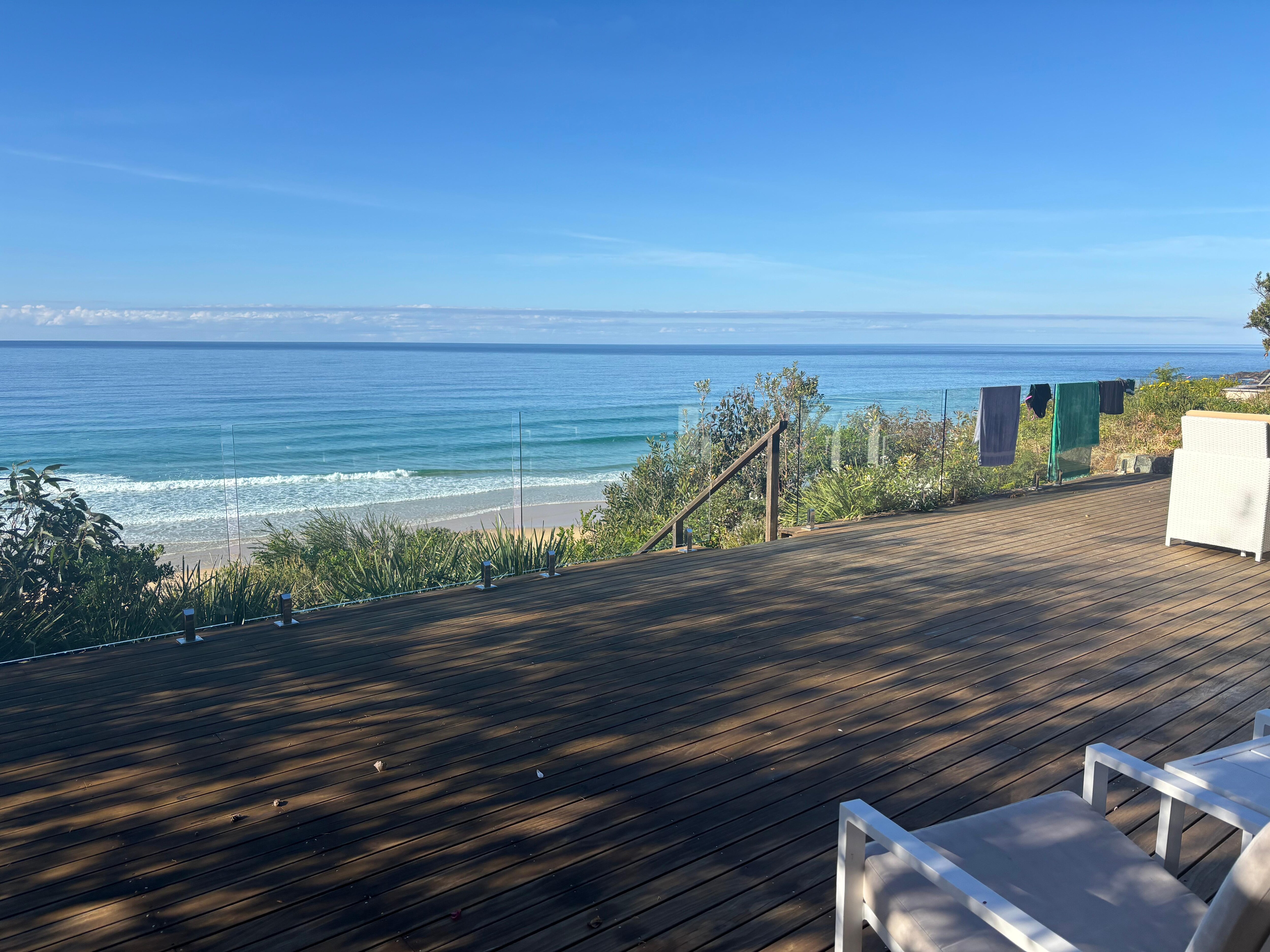 View from verandah.