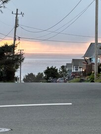 From the driveway of the property