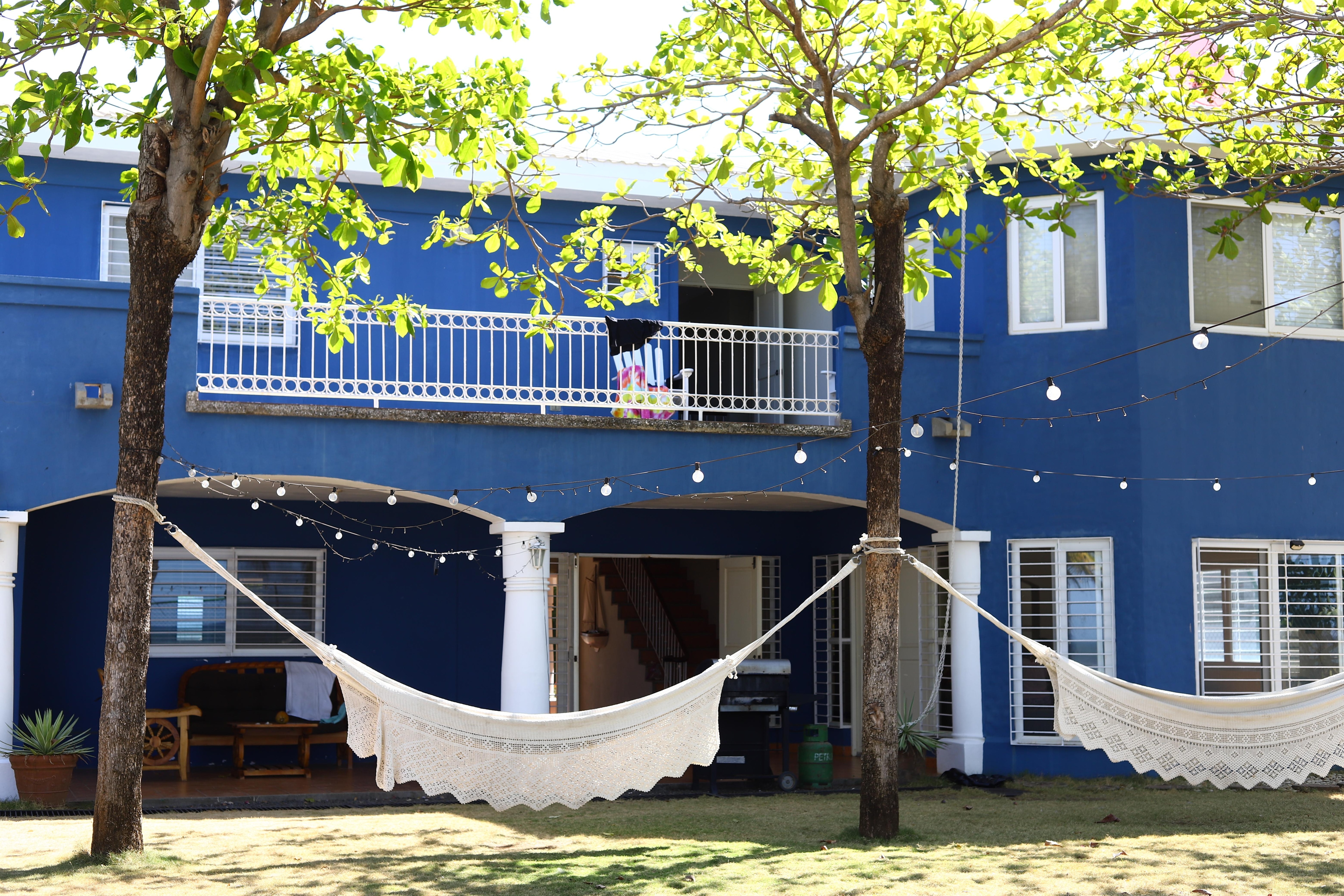 The back of the house