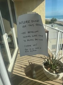 Door from Living room to balcony