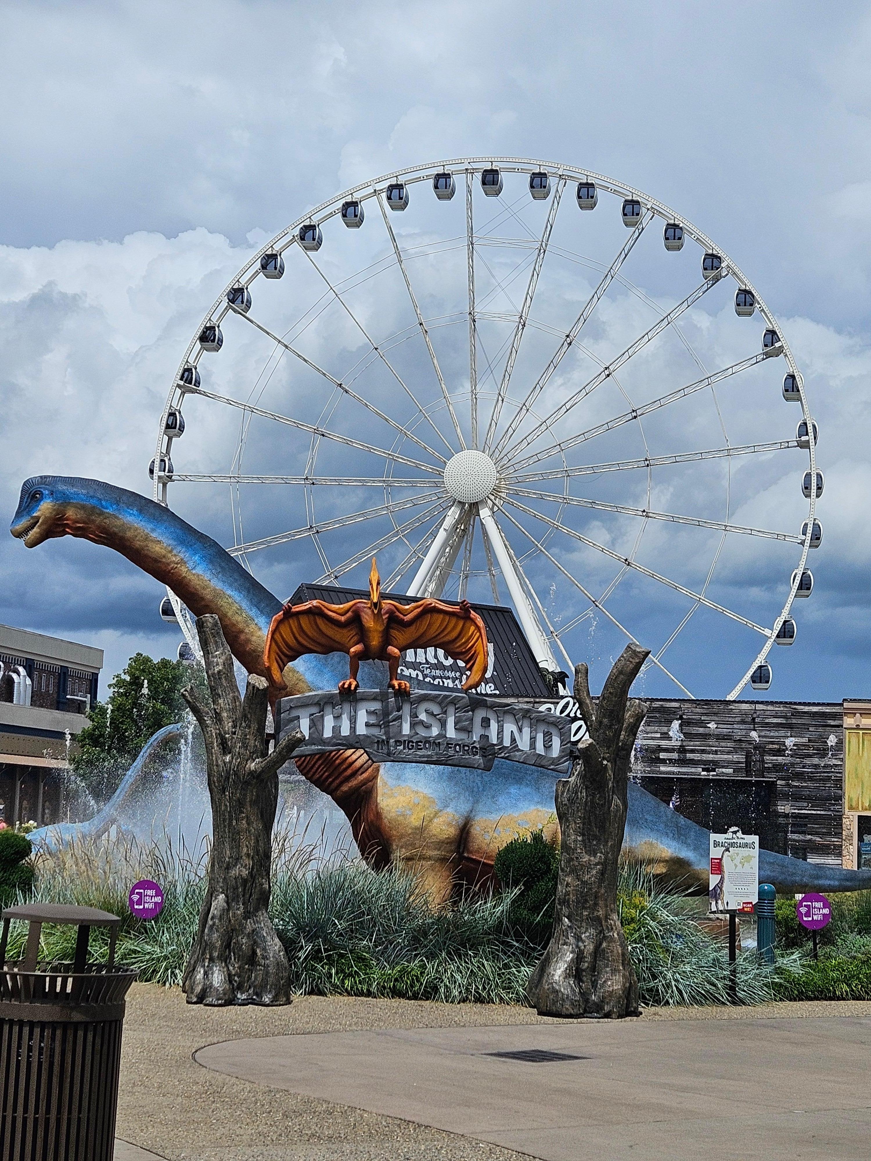 The Island is a fun! Very close by! Highly recommend riding The Wheel and Sky Fly! 