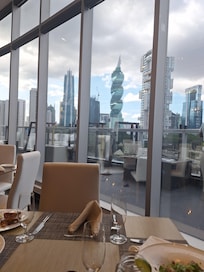 View from restaurant on 5th floor