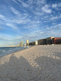 view from the beach
