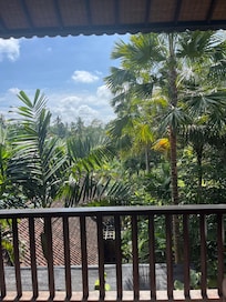 Our view of rice fields from third floor, near the spa.