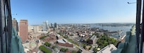 One of the views from the guests-only observation deck