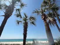 View from the pool area