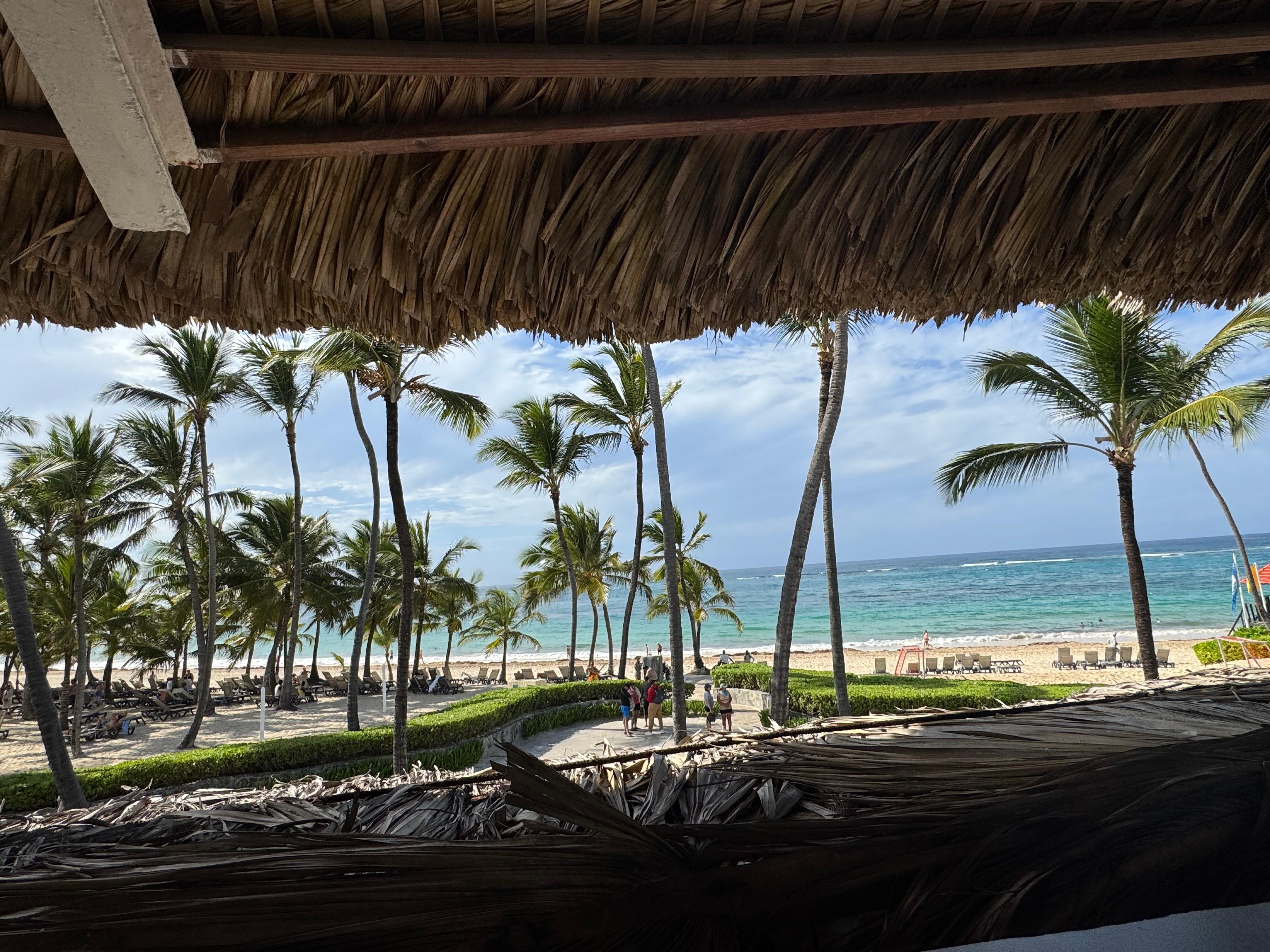 View from the pizza place