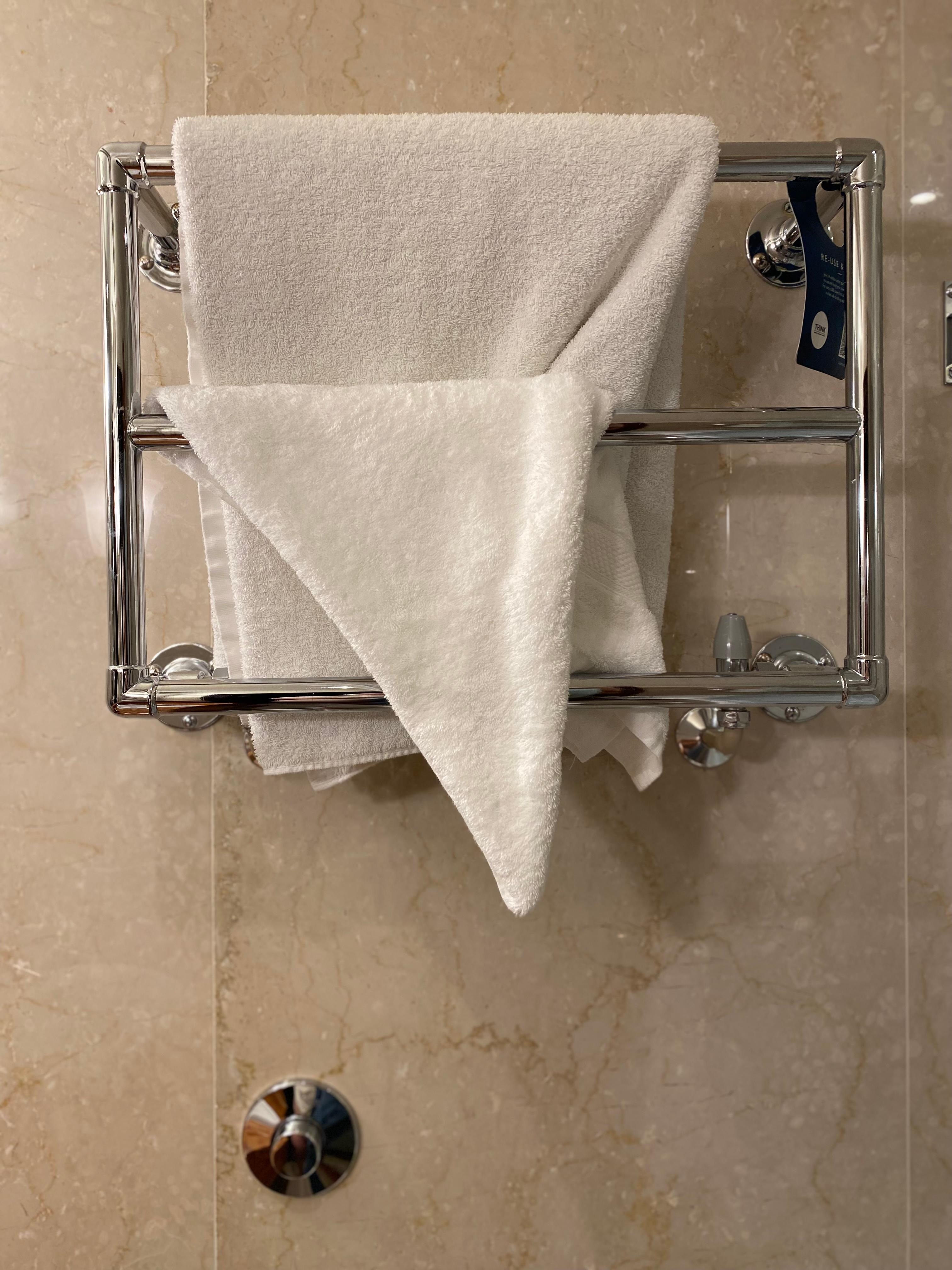 Heated towels 🤩