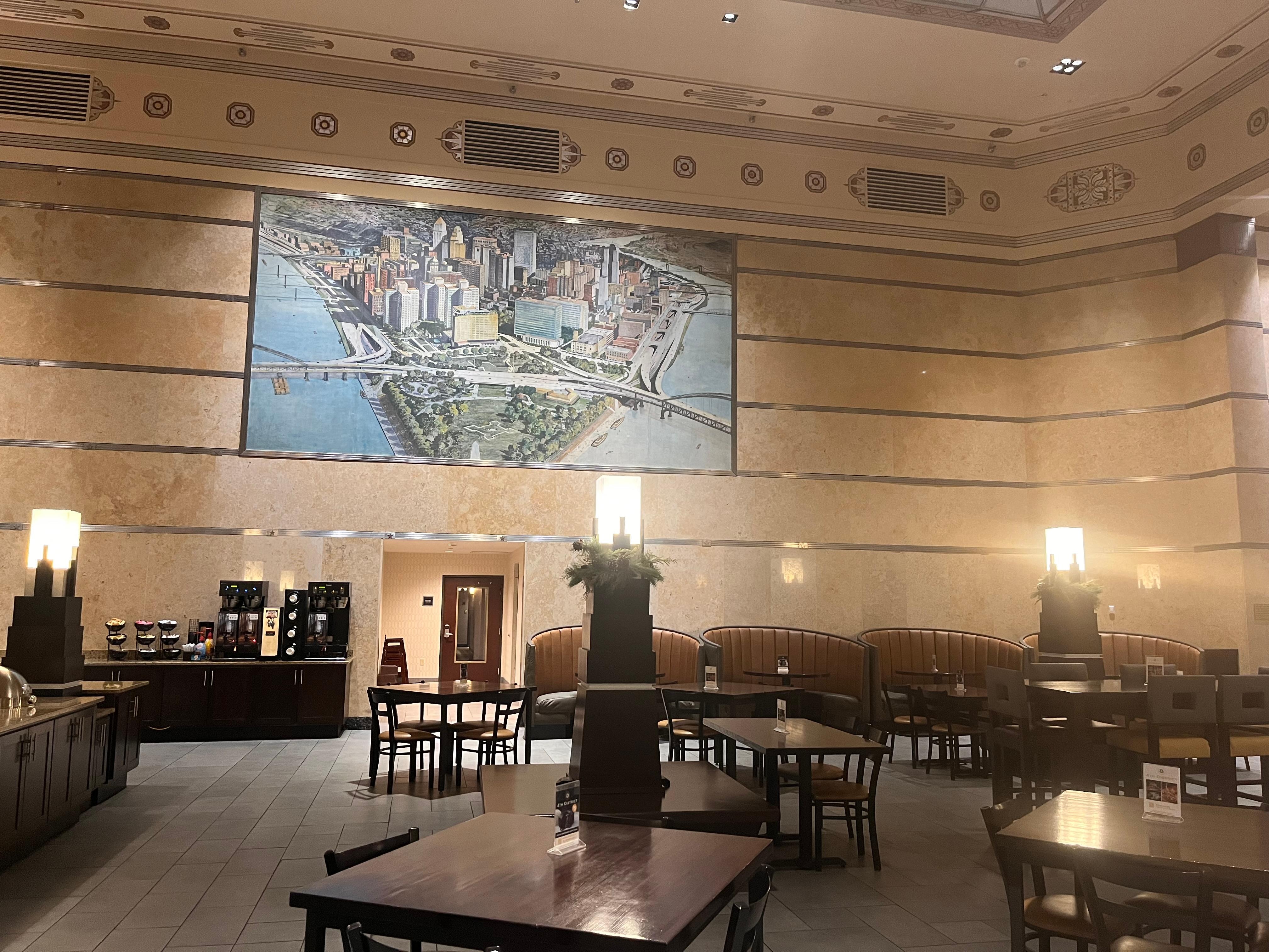 Before it was the Plaza Hotel it was a bank, the building is amazing and a lot of historical significance.