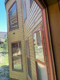 Exterior construction on our unit windows.