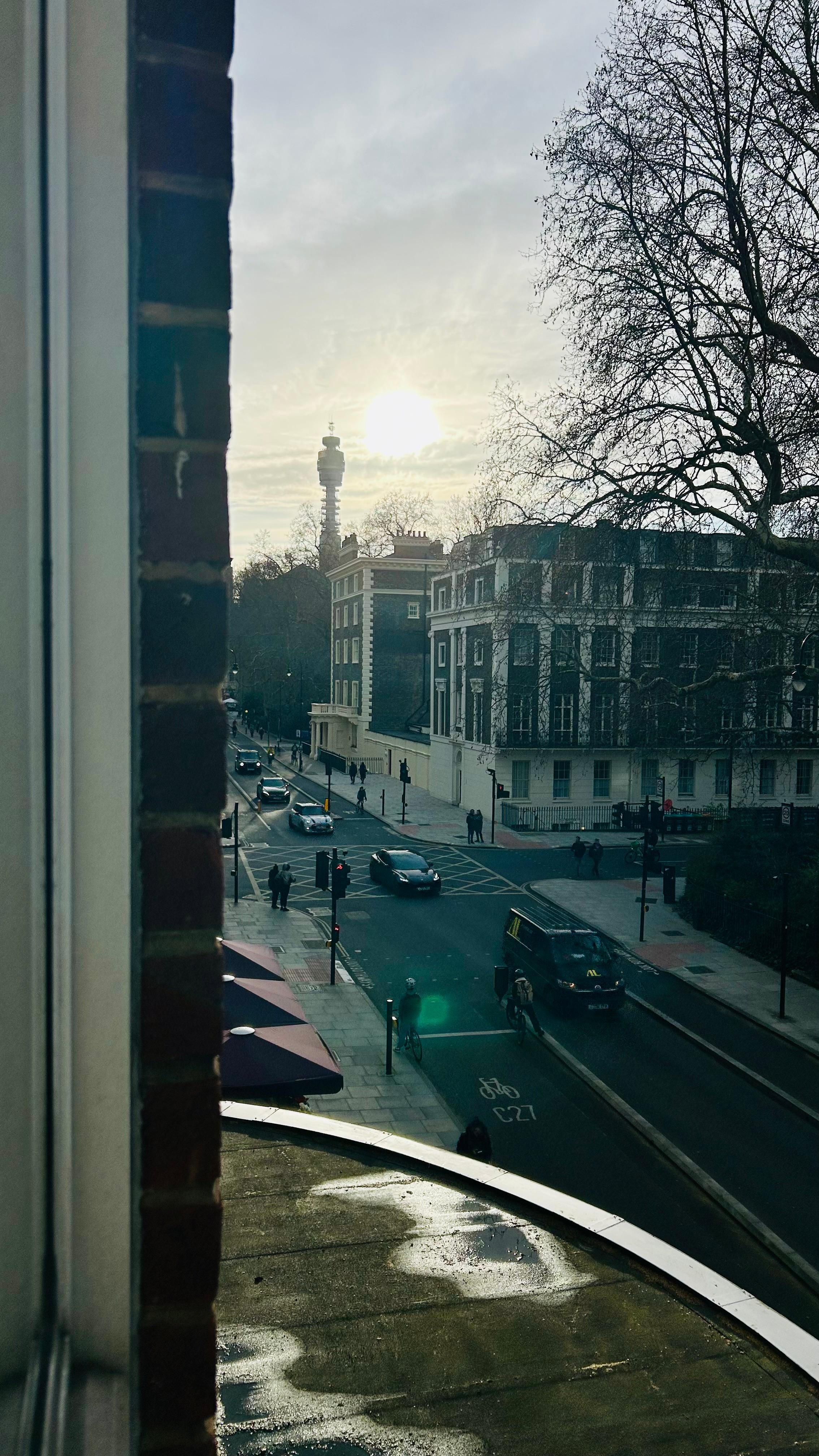 View from hotel room