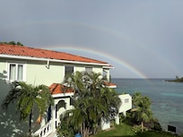 From the front back bedroom after a short rain shower.