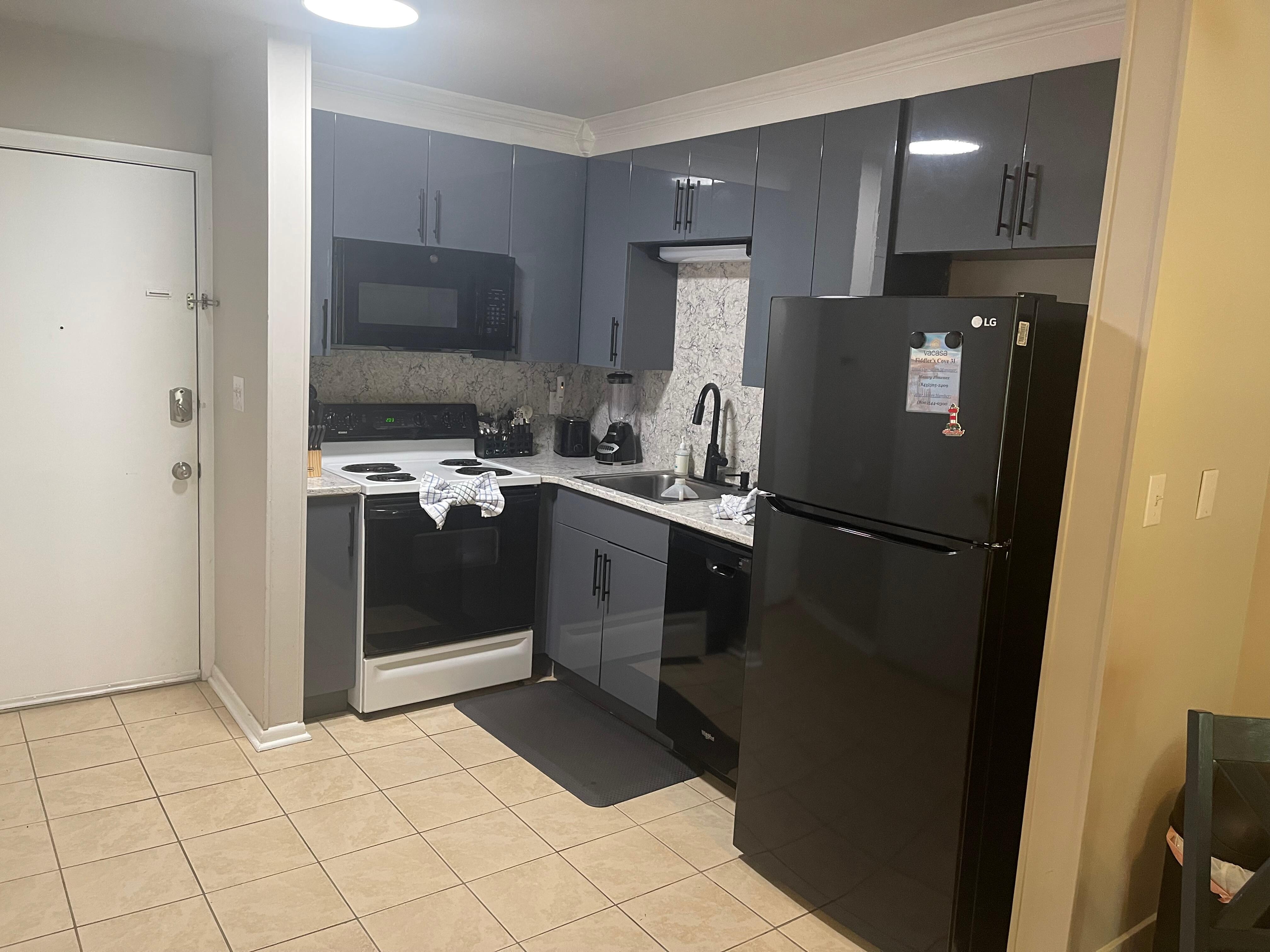 Very cute and adequate kitchen