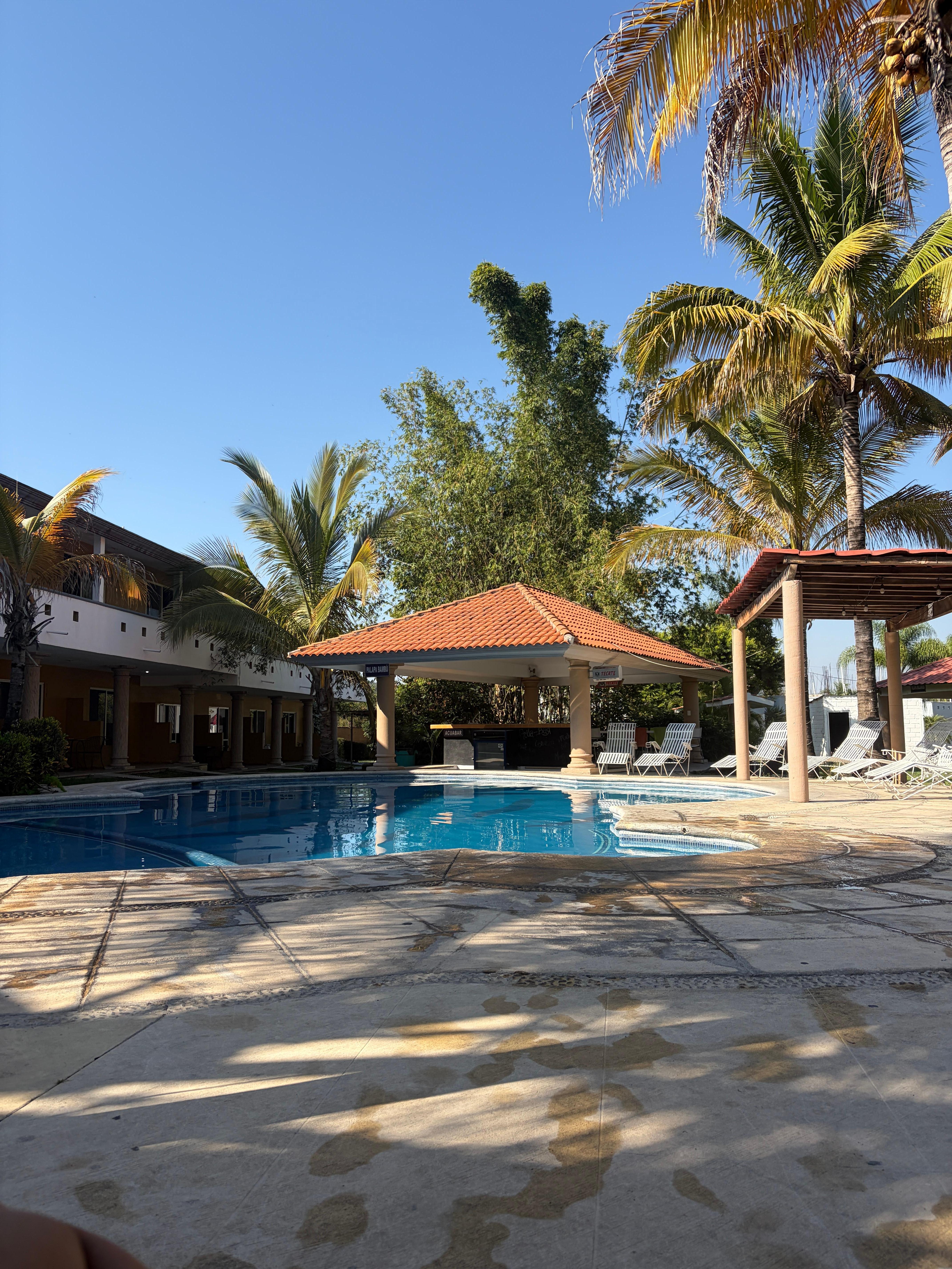 La alberca linda y limpia 