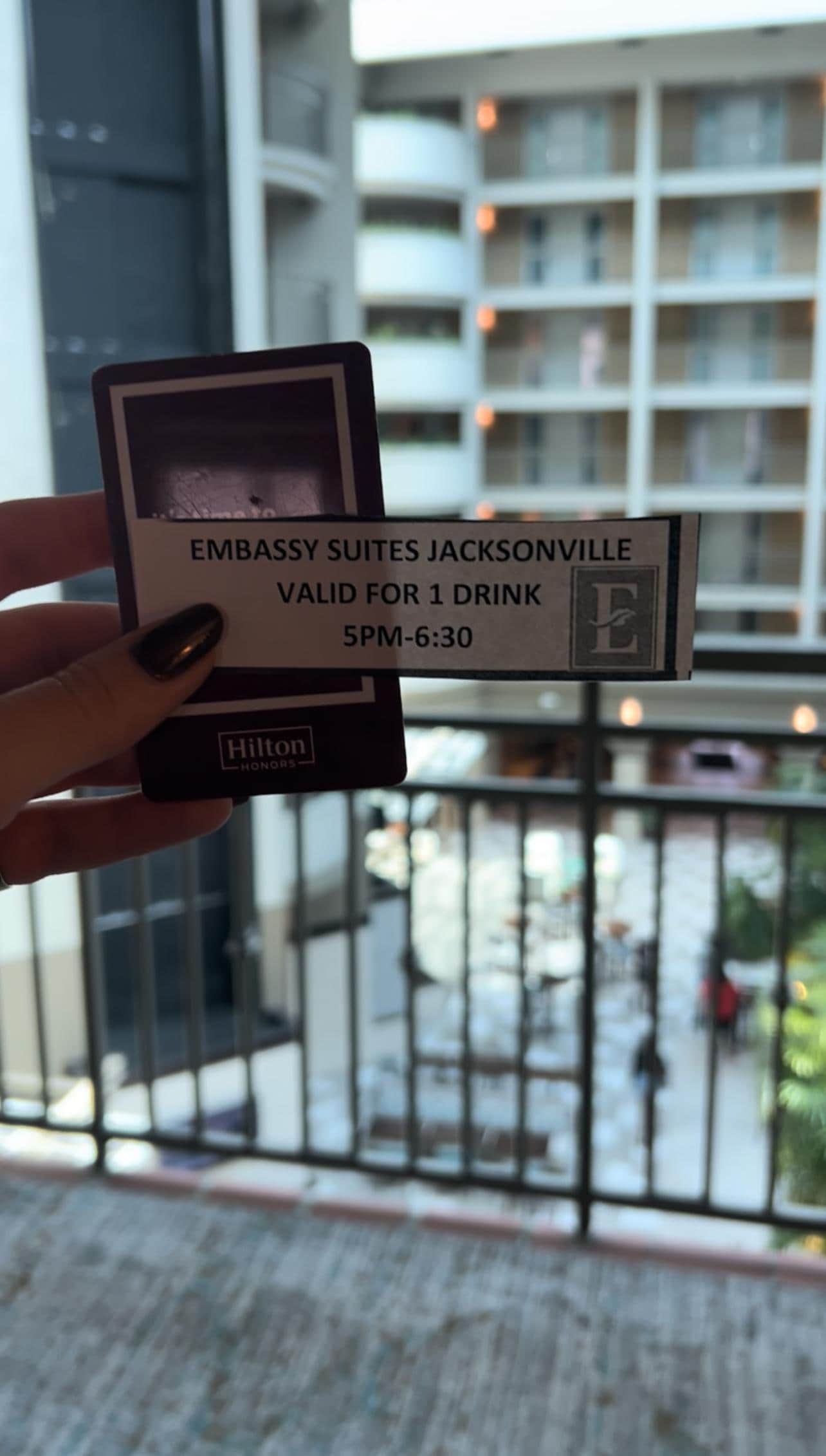 Perks! Free drink ticket! 