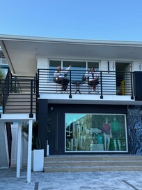 Standing on Estero Boulevard