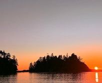 Sunset from the beach
