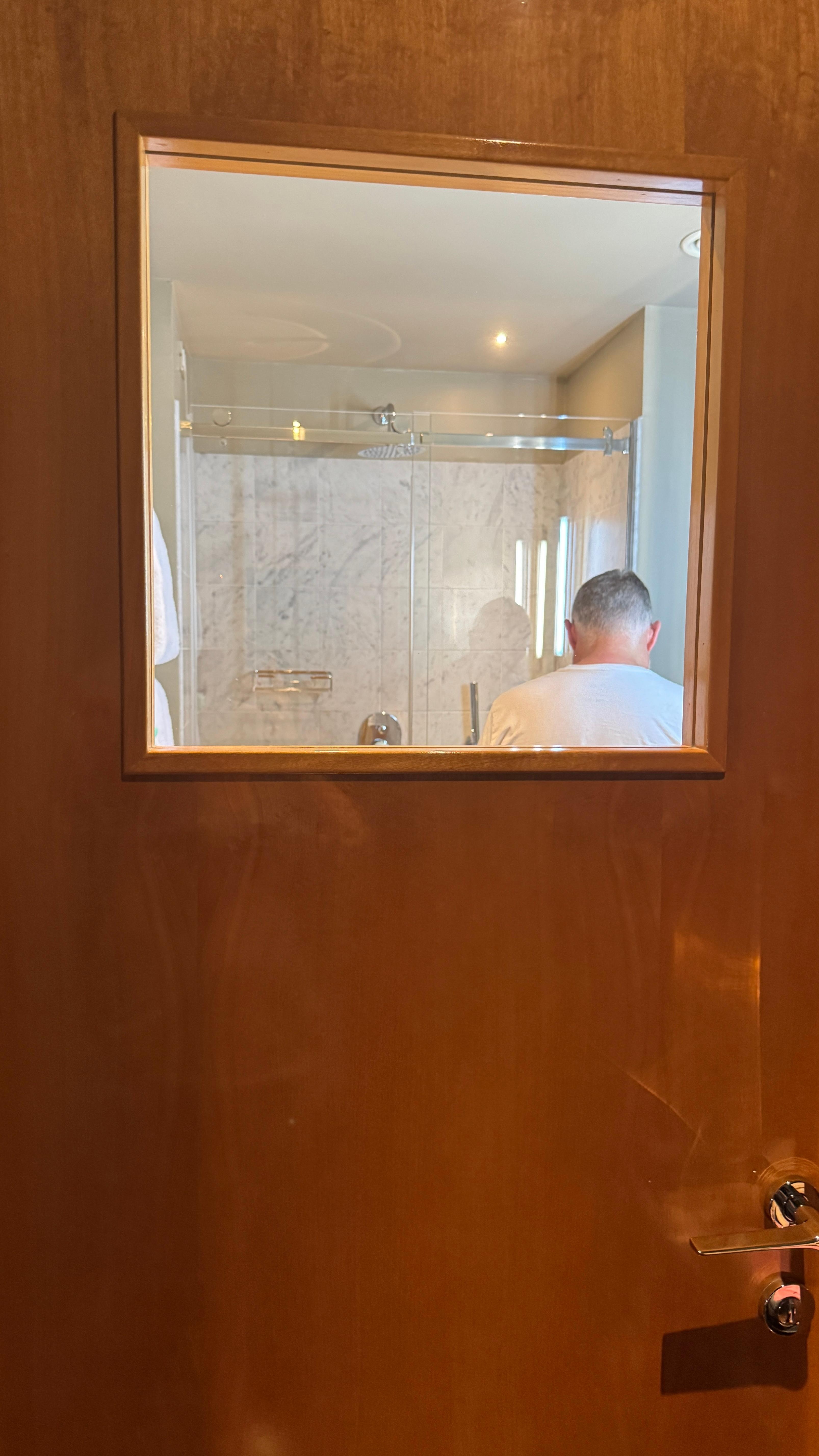 Bathroom door
