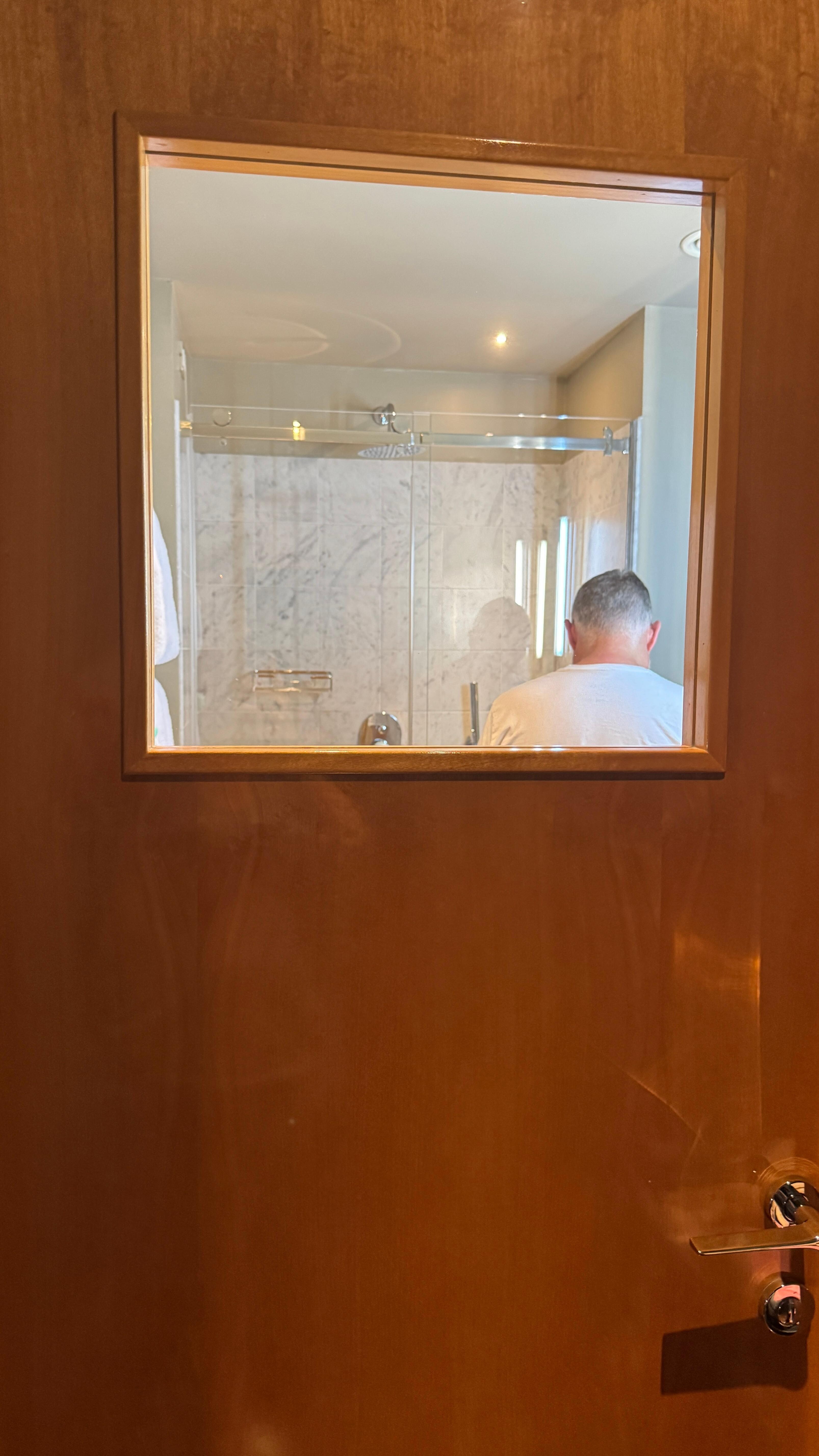 Bathroom door