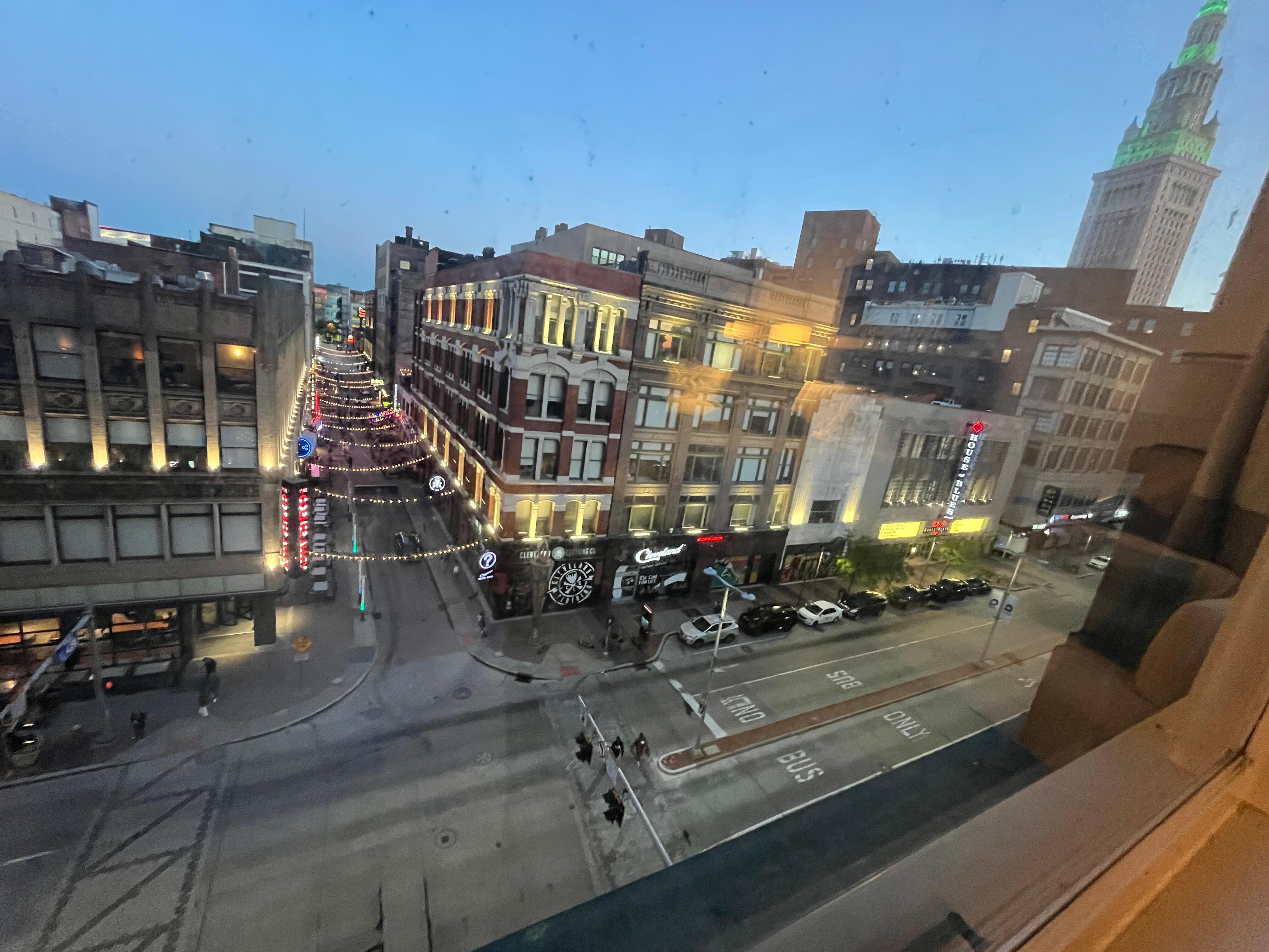 View from room.  