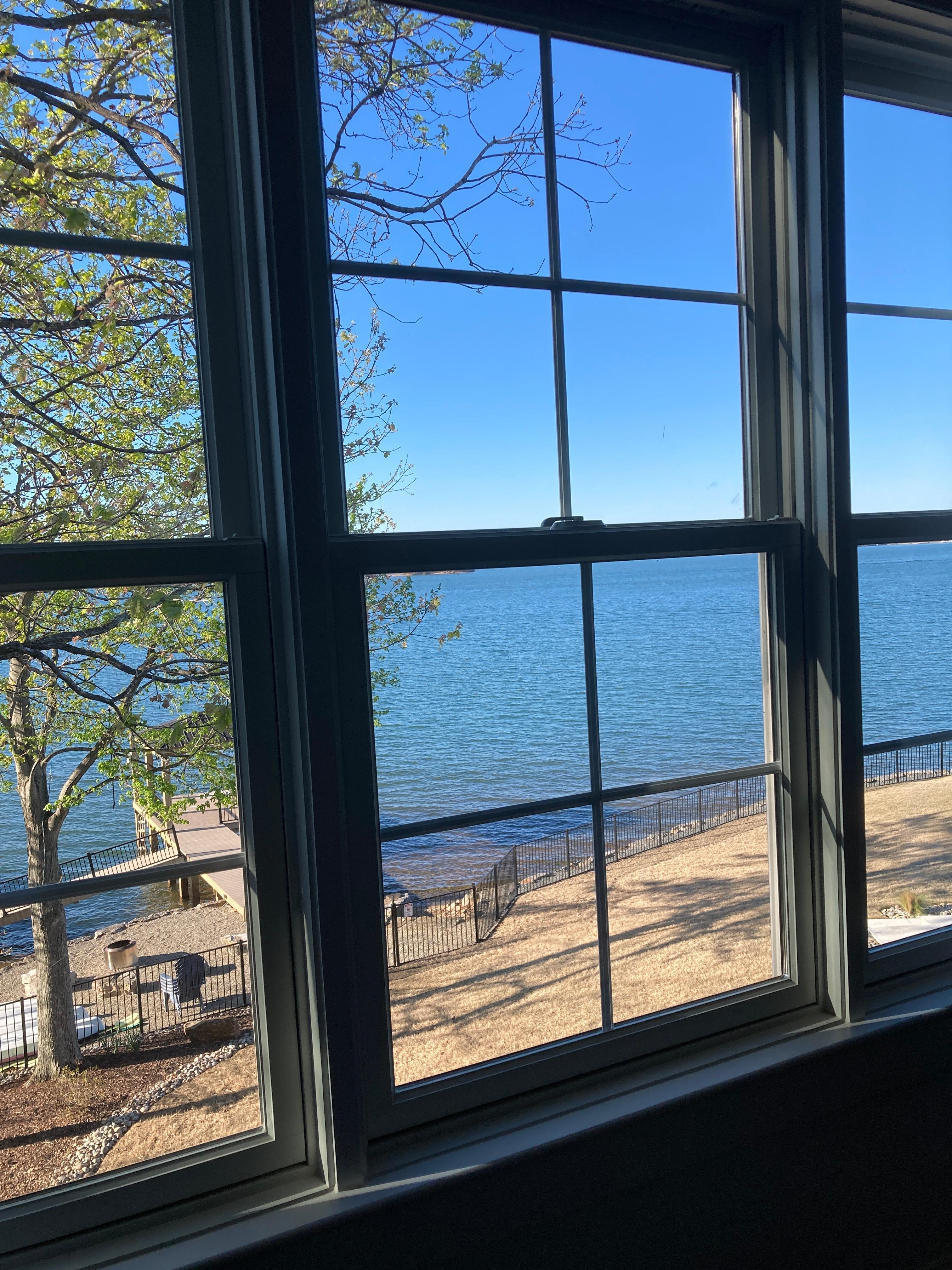 View from an upstairs bedroom